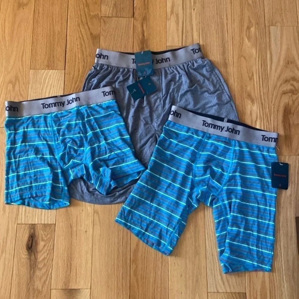 NWT Tommy John Second Skin sleep shorts and boxers, 3 pair, all size small